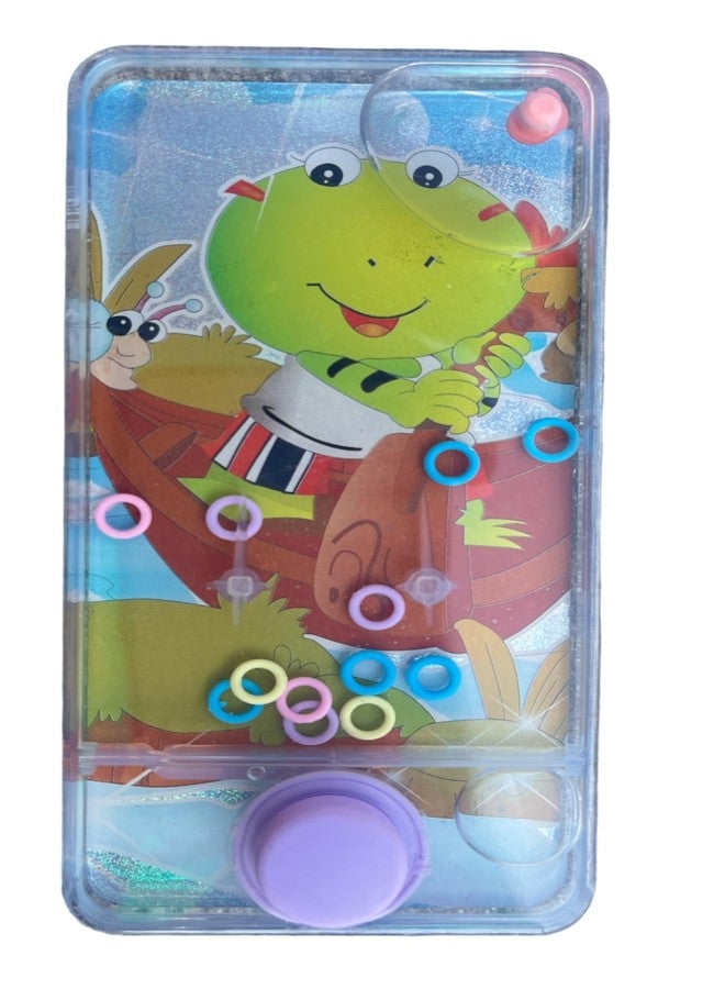 DISILA Traders Present's Transparent Water Game (One Buttons) for Kids, Ring Game, Handheld Game, Water Game for Kids Water Console Handheld Game (Random Color and Design- Pack of 1) - Image 1